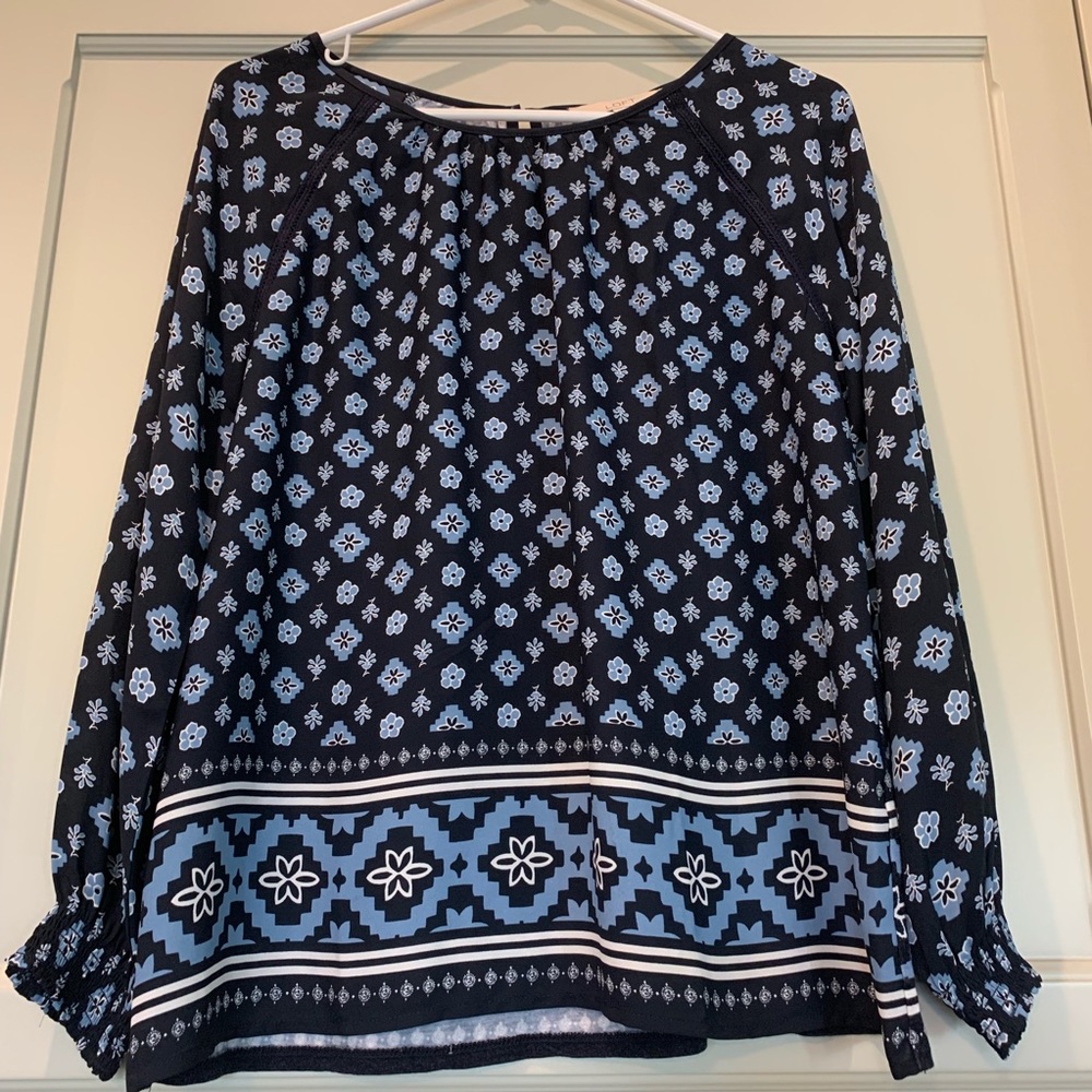 Blue Loft Blouse